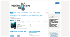 Desktop Screenshot of bubbleanddive.com